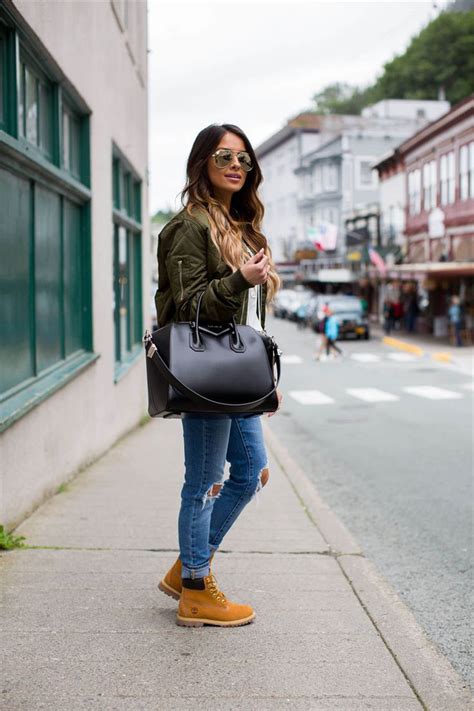 how to dress up with timberland boots for ladies|women's timberland boots outfit.